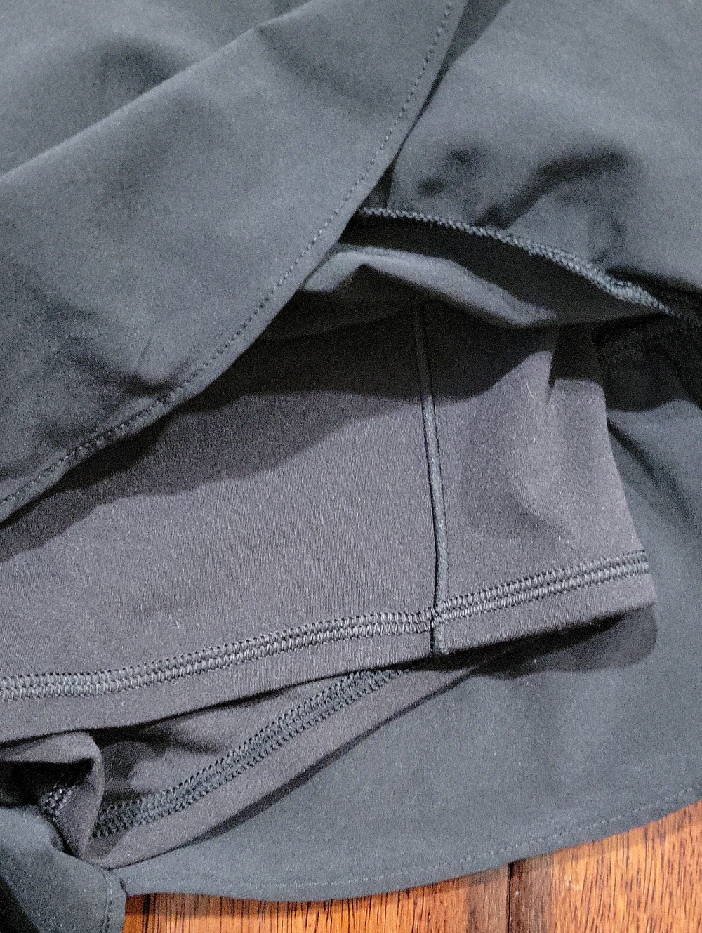 Aerie Black Ruffle Shorts - Picture 3 of 5